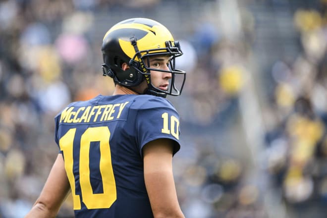 Michigan Wolverines football redshirt junior quarterback Dylan McCaffrey