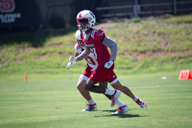 NC State Wolfpack football receiver Jalen Coit