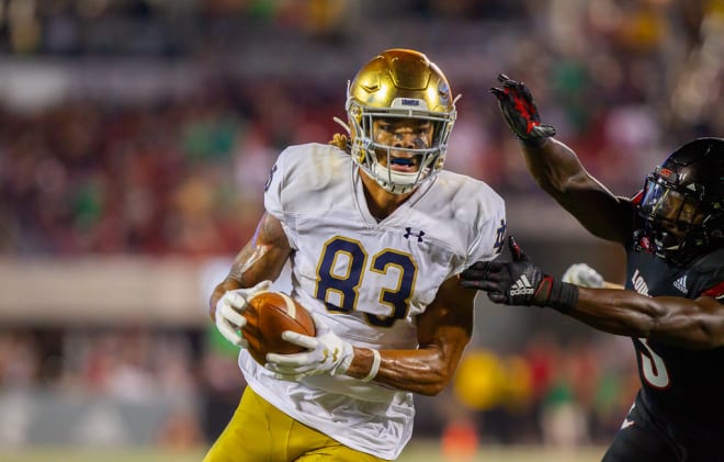 Former Notre Dame wide receiver Chase Claypool is now a rookie in the NFL with the Pittsburgh Steelers. Since leaving Notre Dame, the 6-4 wideout has shown more of his playful side, even starting his own YouTube Channel.