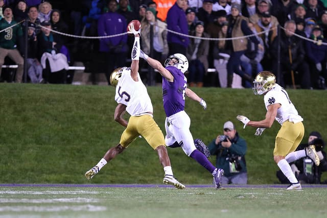 Former Notre Dame cornerback and Carolina Panthers draft choice Troy Pride Jr.