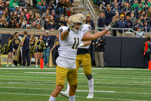 Former Notre Dame safety and Los Angeles Chargers draft choice Alohi Gilman