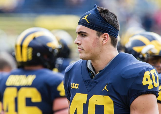 Michigan Wolverines football running back Ben VanSumeren