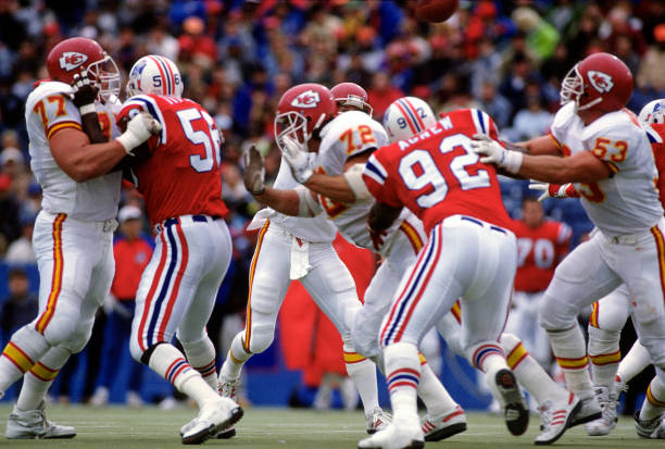 Former NC State Wolfpack football defensive tackle Ray Agnew (92) played for the New England Patriots.