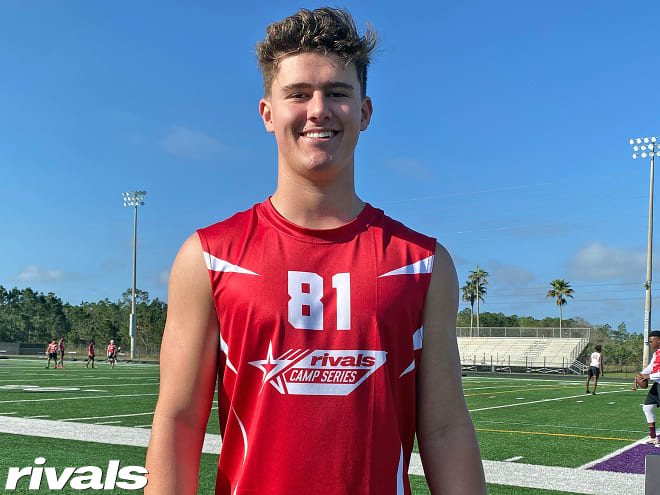 Tight end Gunnar Greenwald is a three-star prospect from Satellite Beach (Fla.) High.