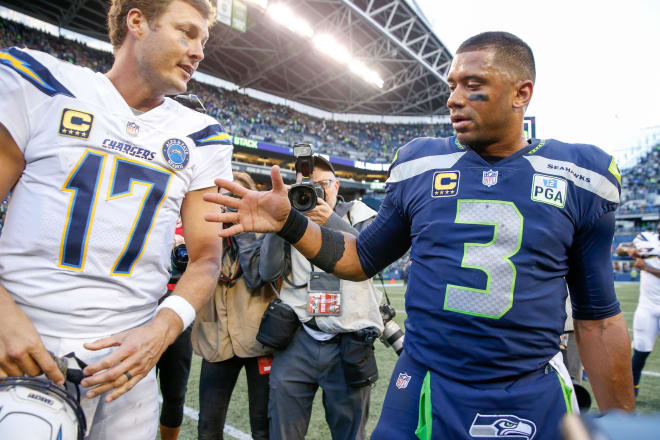 Philip Rivers and Russell Wilson were included in PFF's All-Decade Top 101 last week