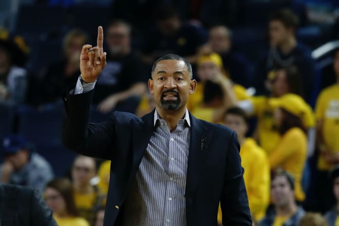Michigan Wolverines basketball coach Juwan Howard