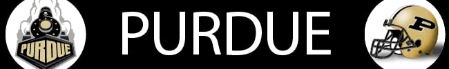 Purdue Boilermakers train logo and Purdue football helmet