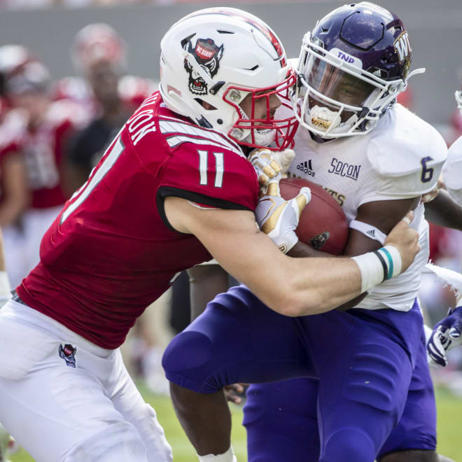 NC State Wolfpack football linebacker Payton Wilson