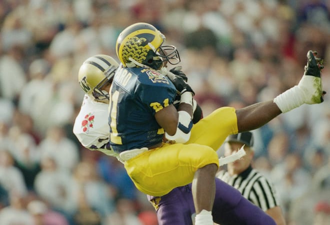 Former Michigan Wolverines football player Desmond Howard.