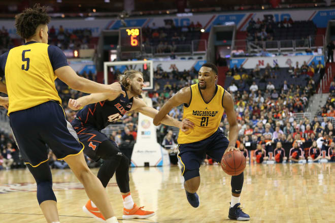 The Michigan Wolverines' basketball team in 2017
