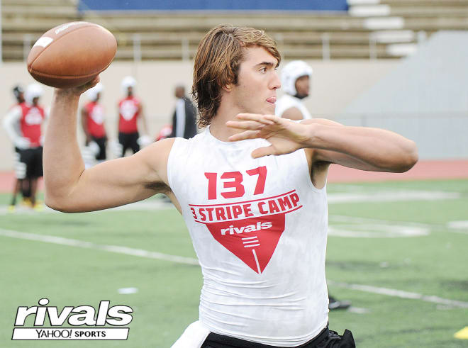 Four-star quarterback Aaron McLaughlin is one of NC State Wolfpack football's top targets.