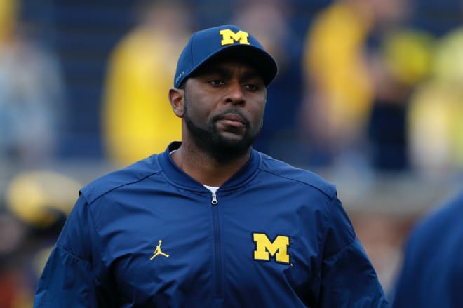 Michigan Wolverines football TE coach Sherrone Moore