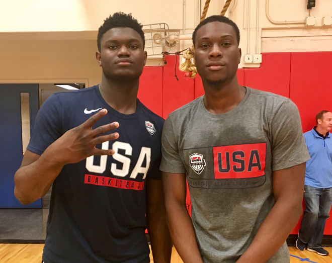 Basketball Recruiting - Zion Williamson and Emmitt Williams Top Plays ...