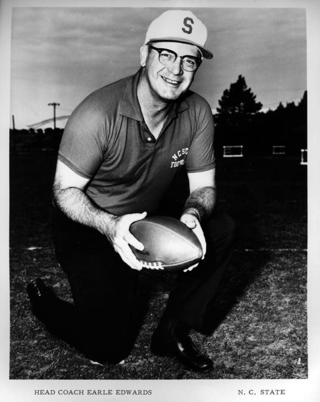 Earle Edwards was the head coach of NC State football from 1954-1970.