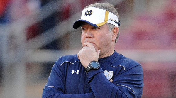 Notre Dame's Brian Kelly is 2-3 against Michigan.