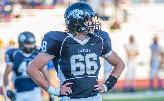 Farmington (NM) Piedra Vista offensive tackle and new Texas Tech commit Dylan Weaver.