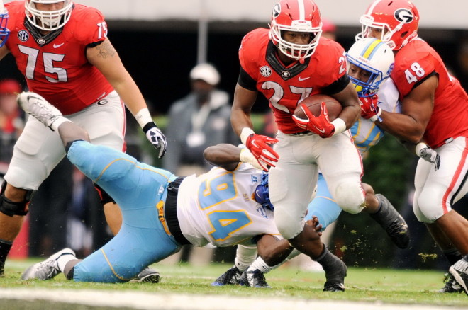 Some cold water on the Nick Chubb versus North Carolian hopes ....