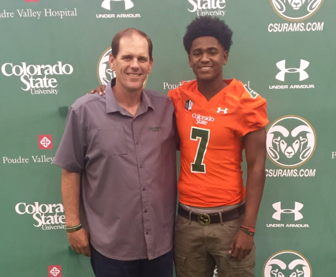 Mike Bobo with Ryan Glover
