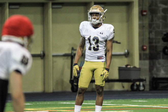 Freshman safety Devin Studstill already has been working with the first unit this spring.