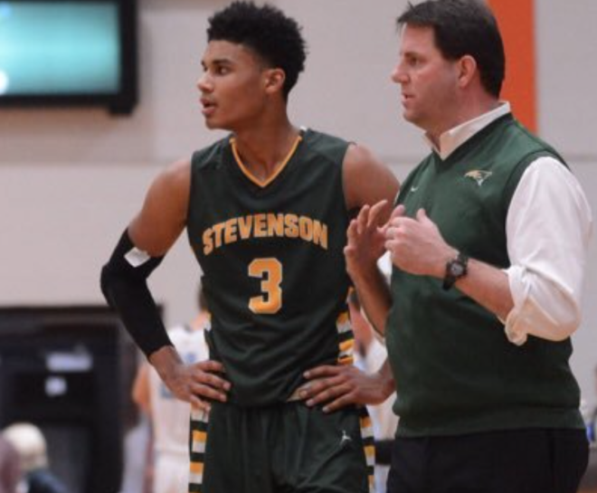 Justin Smith as a junior became a key player for Lincolnshire (IL) Stevenson and that has carried over into the spring AAU season.