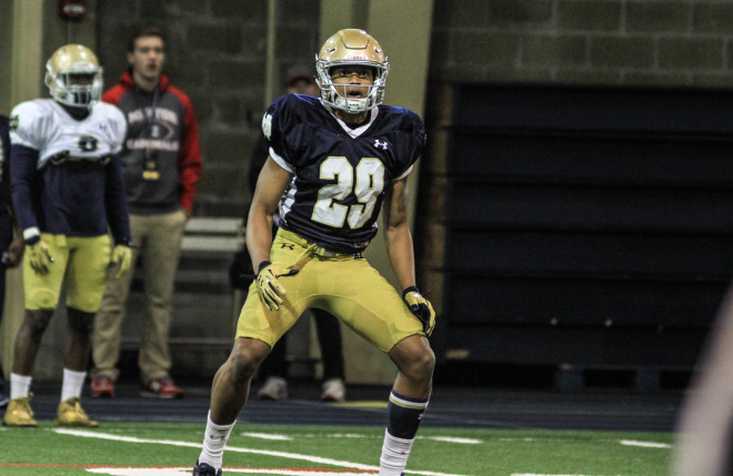 Early enrollee freshman Kevin Stephenson is among many wideouts collectively trying to fill the void created by All-American Will Fuller’s departure.