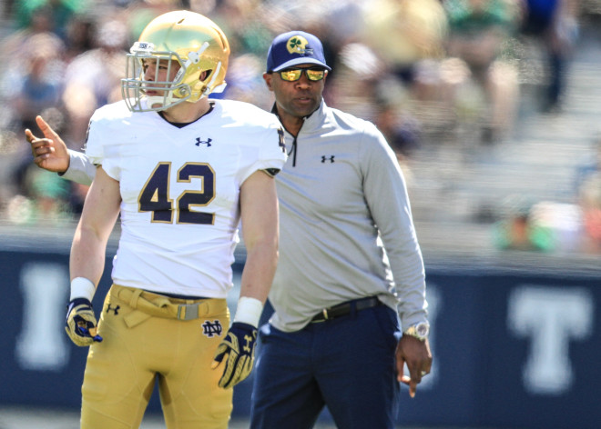 Lyght is entering his second season with the Irish. 
