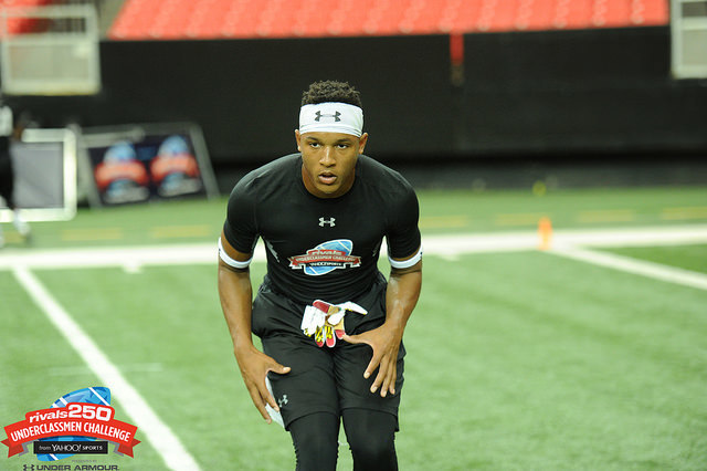 2018 Sachse, Texas, DB Isaiah Humphries at the Rivals250 Underclassmen Challenge