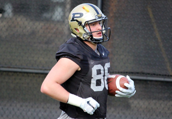 Cole Herdman is Purdue's unquestioned No. 1 tight end after a solid redshirt freshman season behind Jordan Jurasevich.