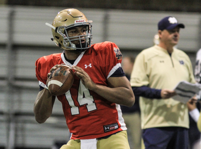 A poor spring game last year didn’t stop DeShone Kizer from starring during the regular season.