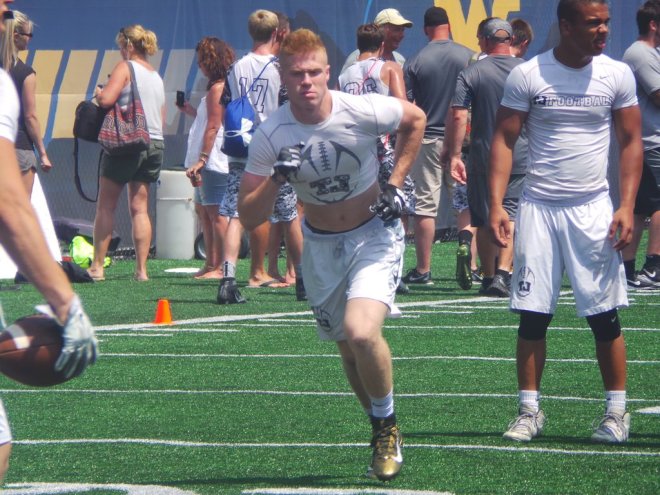 Zandier was back on campus for the West Virginia 7-on-7 tournament.