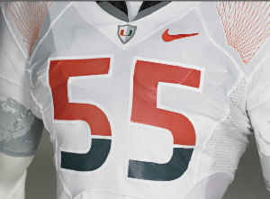 Miami hurricanes gloves nike pro combat online