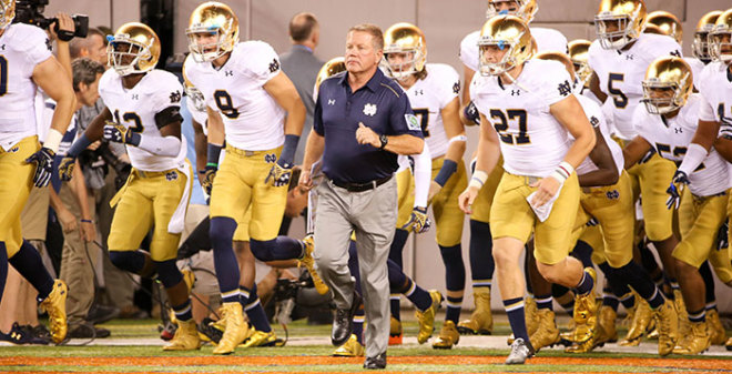 Brian Kelly has put in six years at Notre Dame. Will he put in the six more he signed up for this winter?