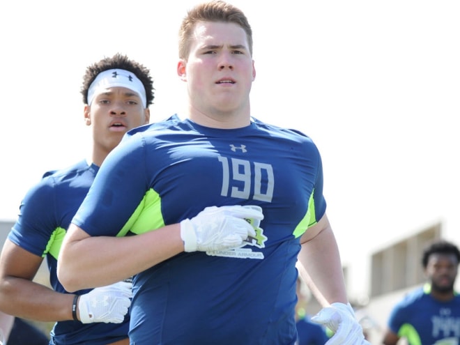 OL Andrew Stueber has picked up a lot of interest this spring, including an offer from UVa.