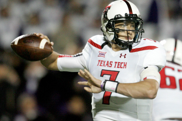 Davis Webb started 14 games during his three years in Lubbock with the Red Raiders.