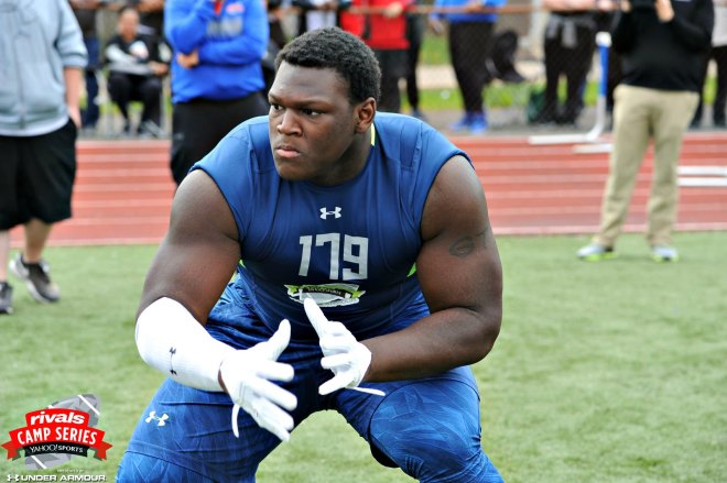 The nation's top tackle enjoyed his recent trip to Athens.