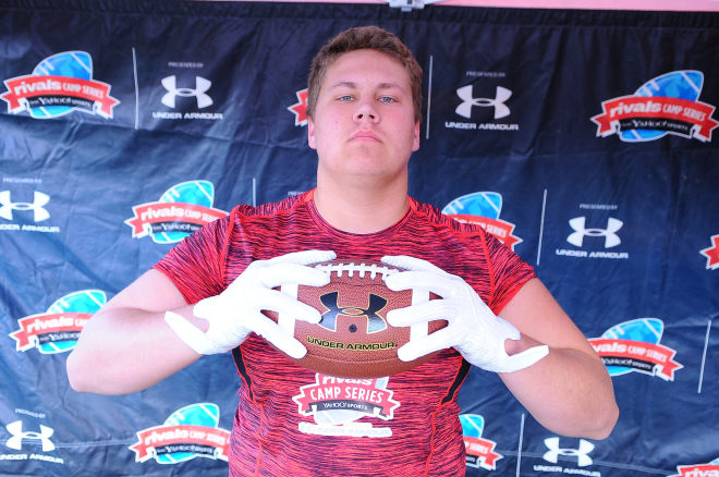 Beach poses at the Rivals Camp Series event in Miami