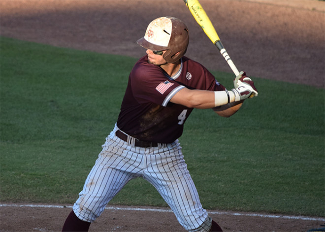 Both of Nick Banks' homers gave the Aggies the lead Sunday.