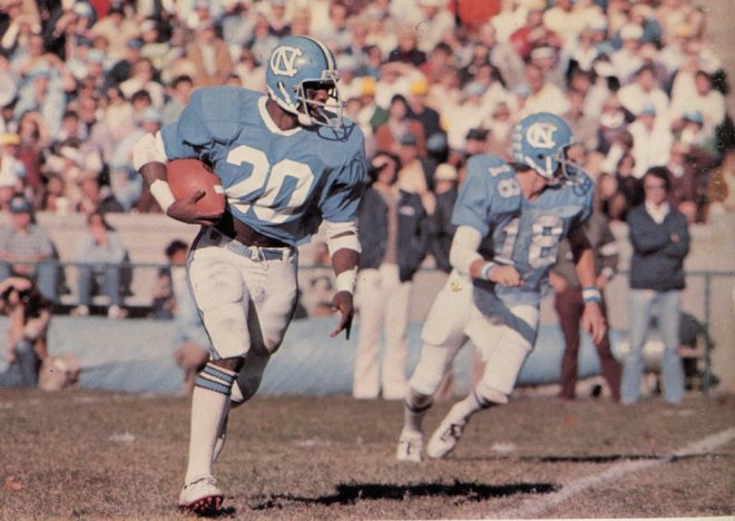 Amos Lawrence didn't garner the honors of some other Tar Heels, but he was as reliably productive as any Heel ever.