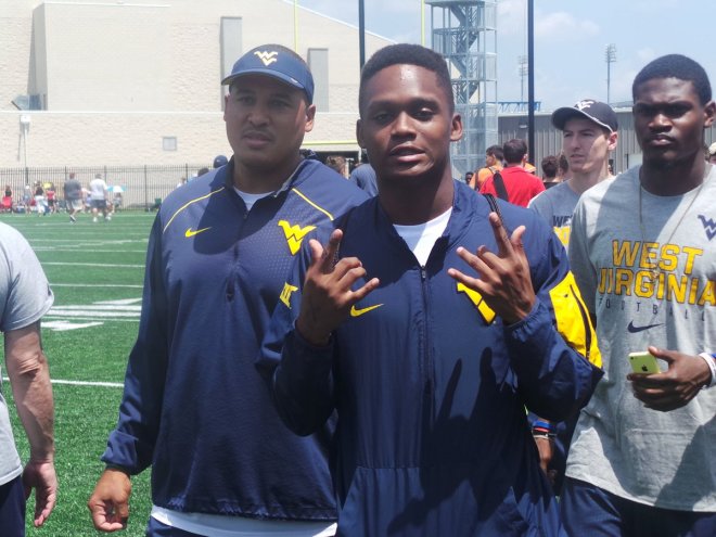 Harley committed to West Virginia after a weekend visit. 