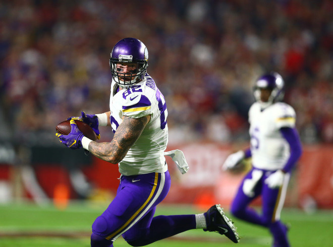 Kyle Rudolph is entering his sixth NFL season this fall.