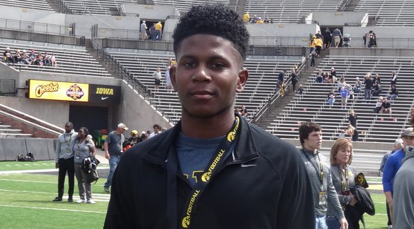 Iowa stopped by to see QB Kamron Fields on Thursday.