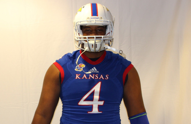 James committed to Kansas a week after his visit