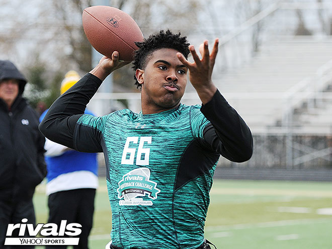 2-star QB Beau English in action during the Rivals Camp Series