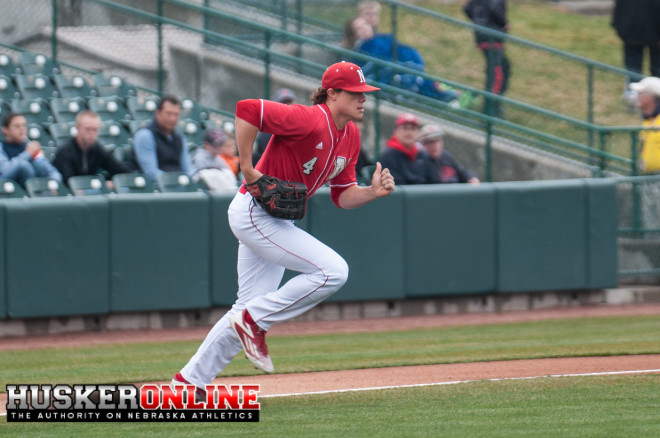 Sophomore Jake Meyers did it all for Nebraska in their win over Michigan State that gave the Huskers the series. 