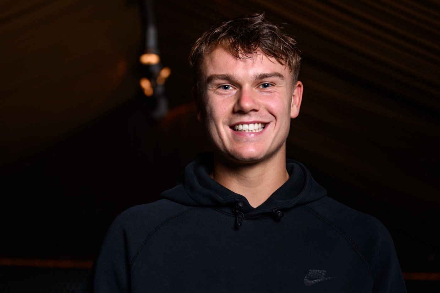 Før torsdagens spill i Stockholm Open