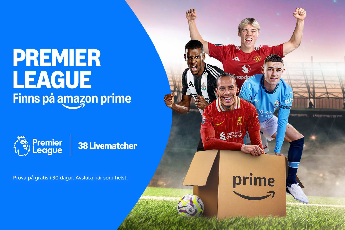 Premier League flyttar in på Prime Video