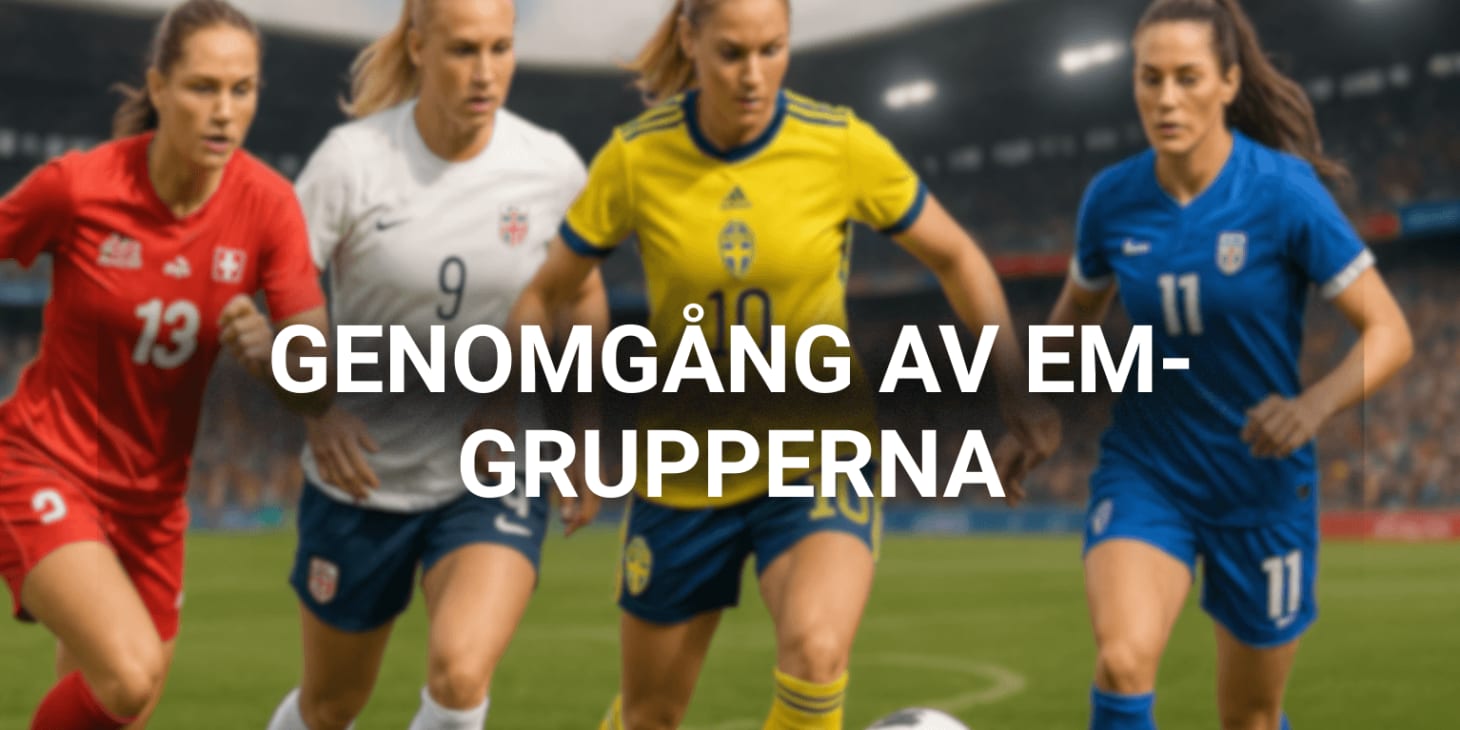 Fotbolls-EM 2025 för Damer – Genomgång av grupperna