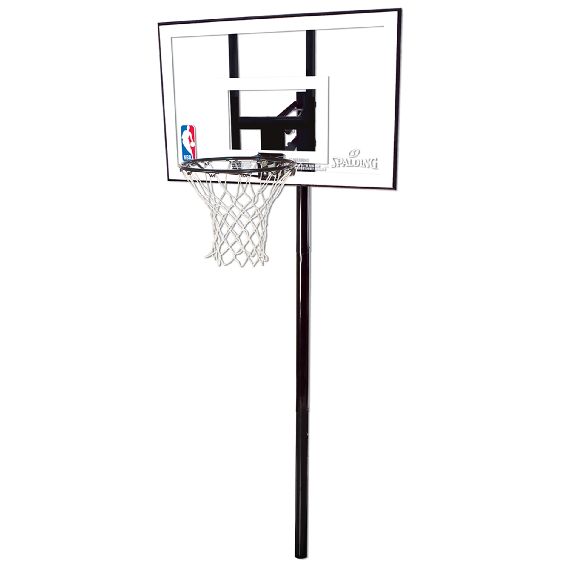 Spalding Nba In Ground Basketball System 50 Polycarbonate Backboard