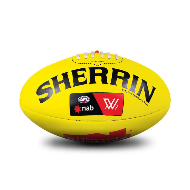 AFLW Replica Training Ball - Yellow - Size 3