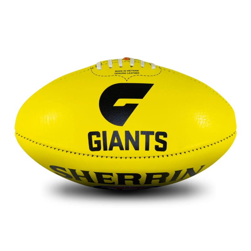 AFL Team Leather Ball - GWS Giants
